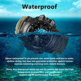 Outdoor Sport Watch Luminous Waterproof Digital Watch for Men with Compass Whistle Flint