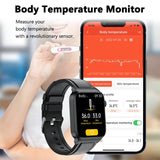 Findtime ECG Smart Watch with Blood Pressure Monitor Body Temperature Blood Glucose Heart Rate Blood Oxygen