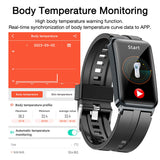 Findtime ECG Fitness Tracker with Blood Pressure Monitor Blood Glucose Heart Rate SpO2 Body Temperature