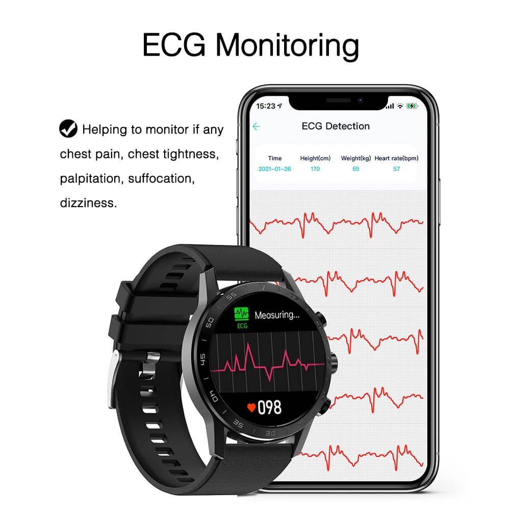Findtime ECG Smart Watch S11 with Bluetooth Calling Heart Rate Monitor