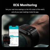 Findtime ECG Smart Watch with Blood Pressure Monitor Body Temperature Blood Glucose Heart Rate Blood Oxygen