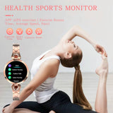 Findtime Luxury Smart Watches for Women with Diamond Blood Pressure Heart Rate Monitor