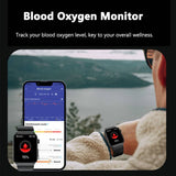 Findtime ECG Smart Watch with Blood Pressure Monitor Body Temperature Blood Glucose Heart Rate Blood Oxygen