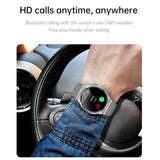 Findtime Smart Watch with Earbuds for Blood Pressure Heart Rate Blood Oxygen Monitor