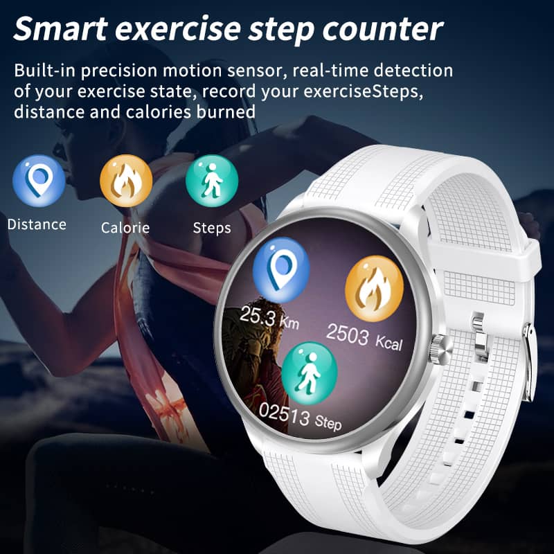 Findtime Smart Watch with Bluetooth Calling Heart Rate Blood Pressure Monitoring