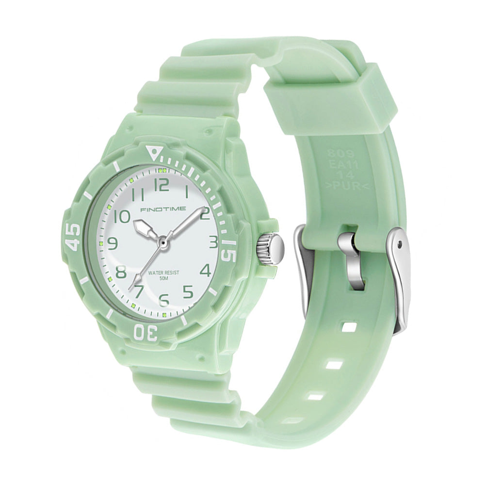Reloj deportivo para mujer, resistente al agua, colorido, analógico, de  moda, informal, de cuarzo, para enfermera - Verde