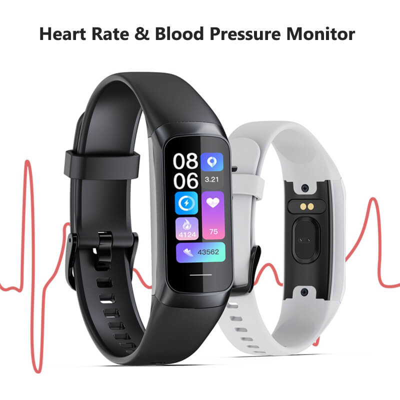 Findtime Fitness Tracker Watch Blood Pressure Monitor Heart Rate Blood Oxygen Body Temperature
